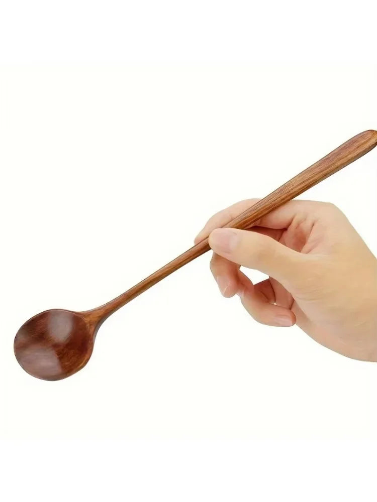 1pc Extra Long Handle Mixing Spoons, Durable Ergonomic Stirring Spoon, Smooth Surface Comfortable Grip for Cooking Soups Oasis Select 1pc