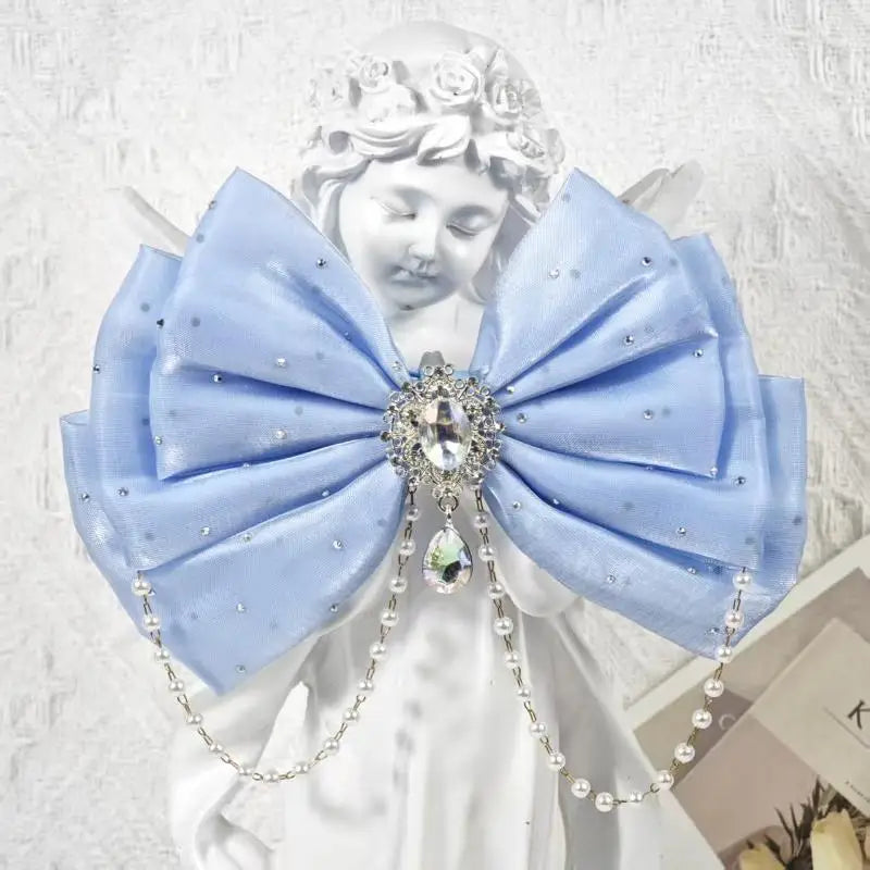 Rhinestone Bow Hair Clip for Girls – Princess Party Accessory Girls Hair Clip Oasis Select A16