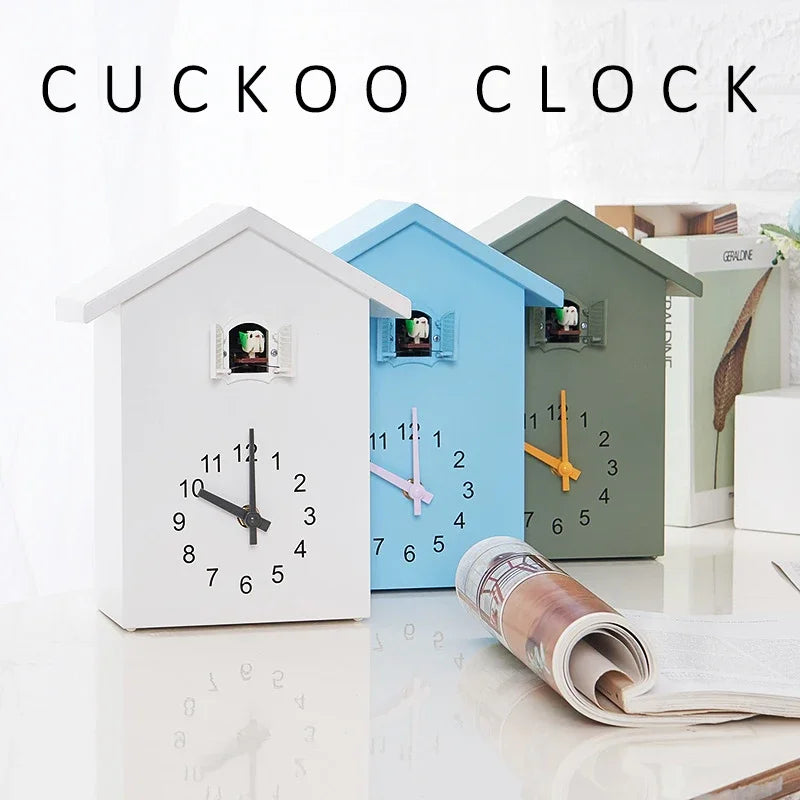Cuckoo Quartz Wall Clock Modern Bird Home Living Room Hanging Watch Horologe Clocks Timer Office Home Decoration Gifts Oasis Select