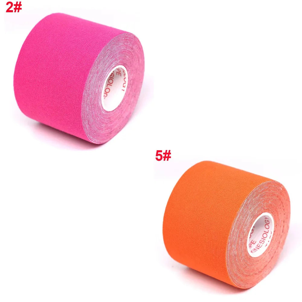 1/2/4Pcs Sports Waterproof Kinesiology Tape Stickers Athletic Bandage Muscle Recovery Protector Strapping Pain Relief Tennis Gym Oasis Select mix 2pcs 2 3.8CMX5M