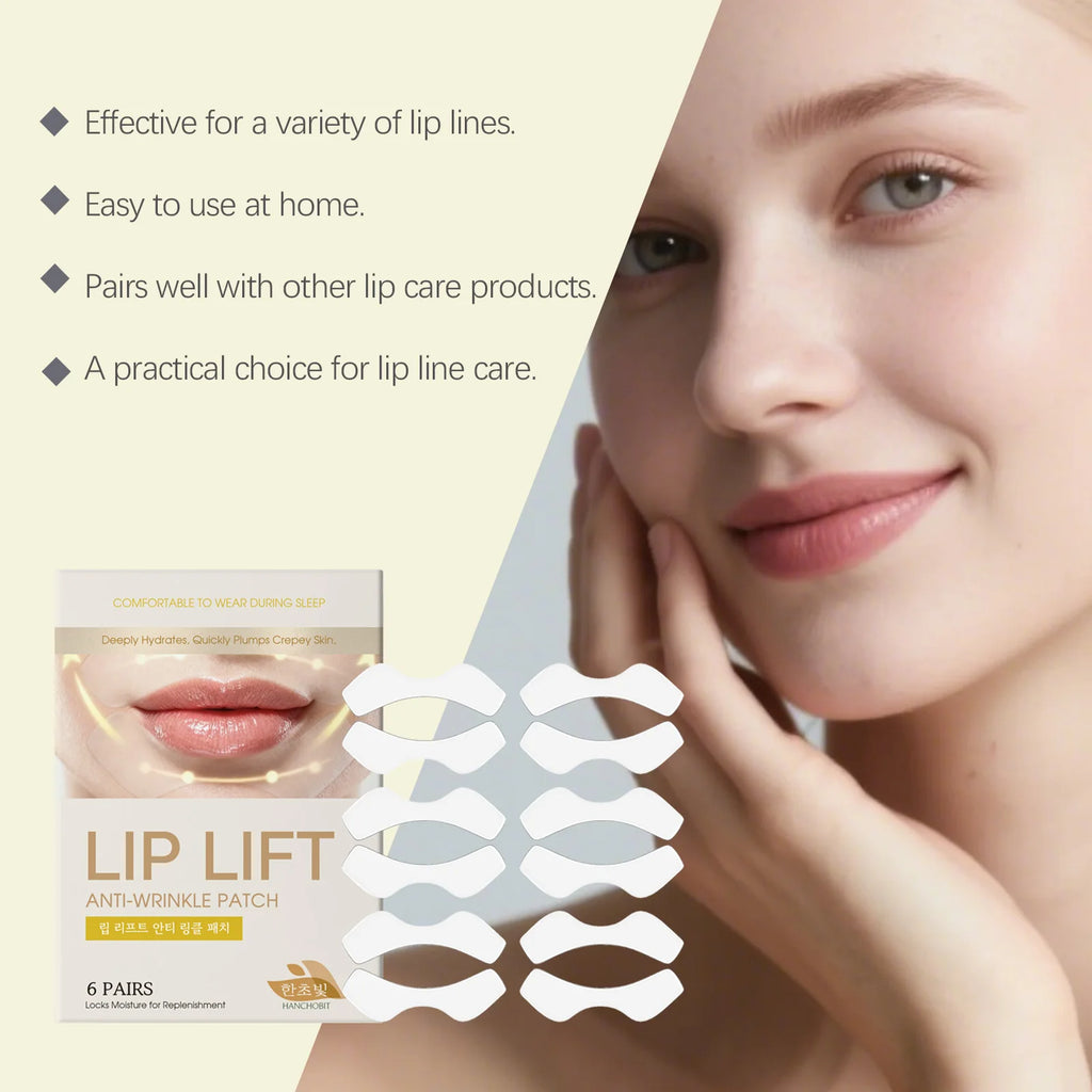 Hanchobit Lip Smoothing Patches – Hydrating Anti-Wrinkle Care