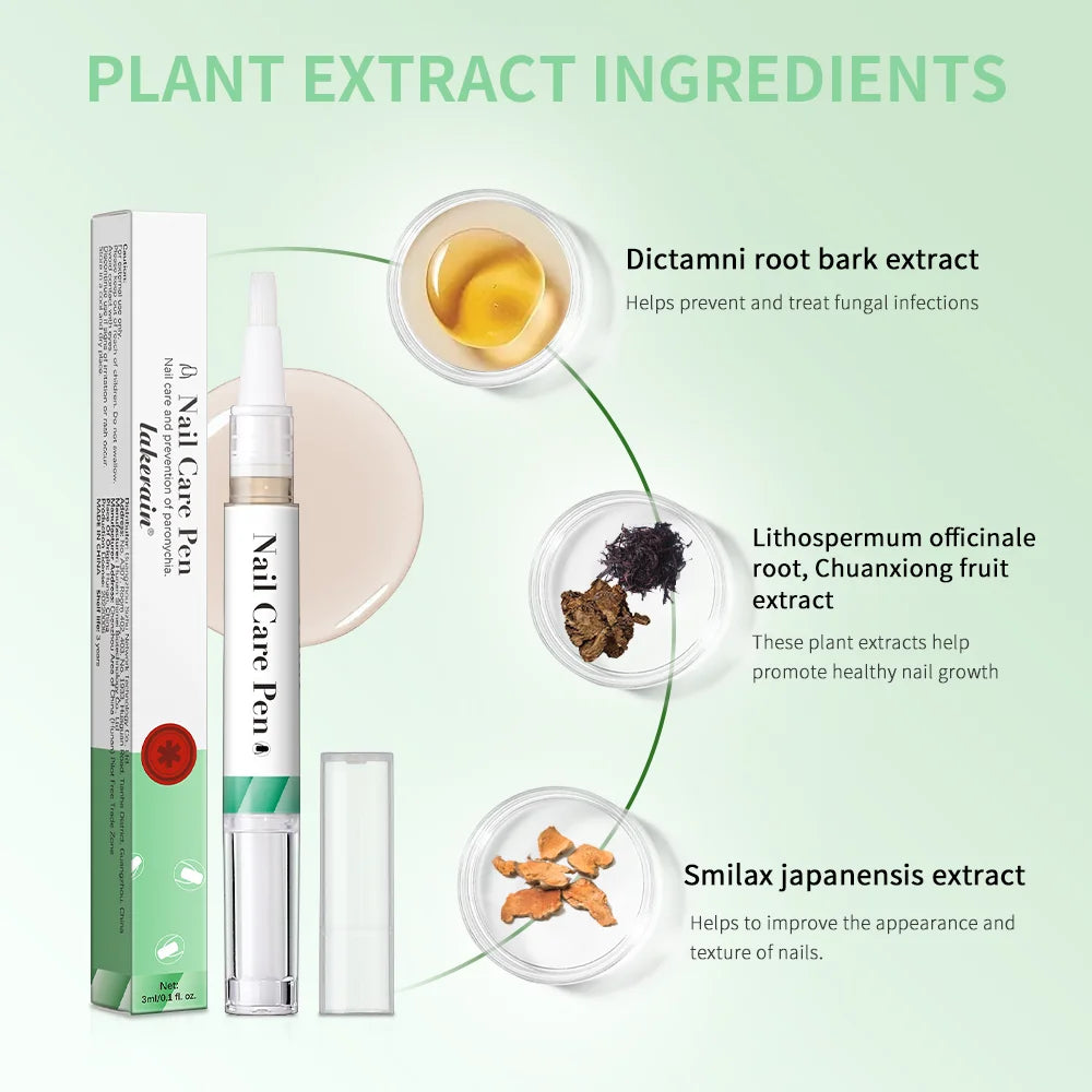Nail Care Pen Nourish and Moisturize Nails Prevent Fungal Infections Improve Appearance Flat Brush Head Design Daily Nail Care Oasis Select