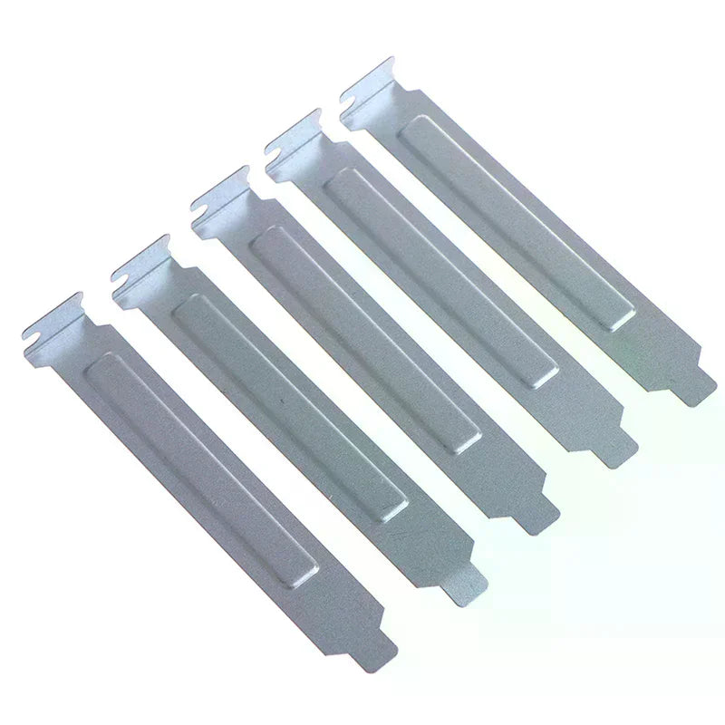 5pcs 12cm Silver PCI Slot Cover PC Computer Case Dust Filter Blanking Plate Oasis Select