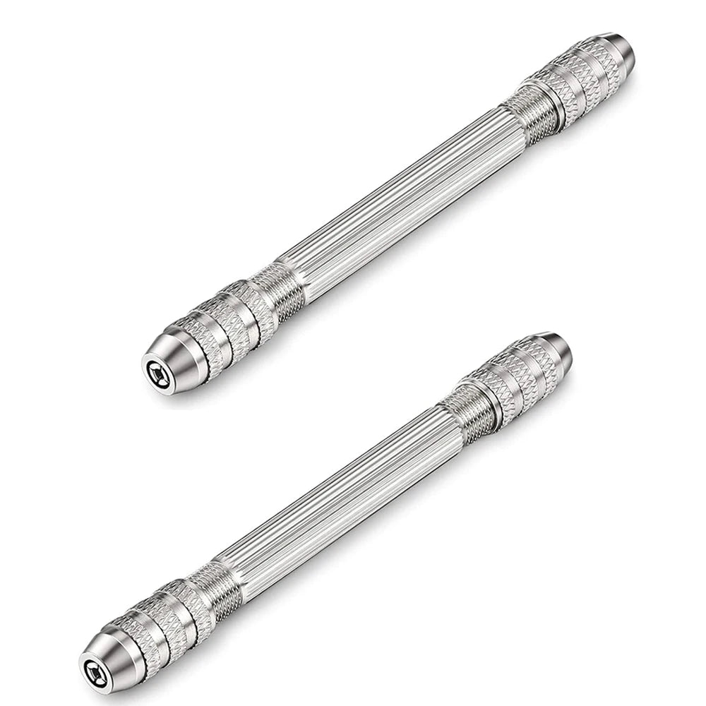 Double-Head Hand Drill Base, 0.8-3.0mm, Copper Jewelry Making Tool, Wire Twisting Tool, DIY Hairpin Keychain Bracelets Necklace Oasis Select 2pcs