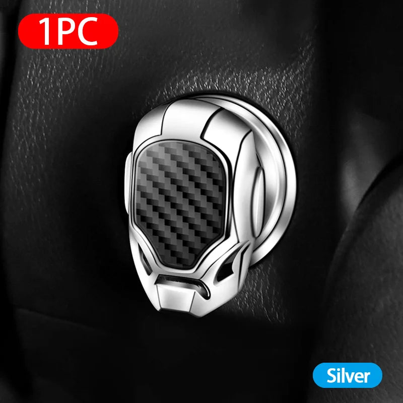 3D Metal Push Start Button Cover | Car Ignition Protector