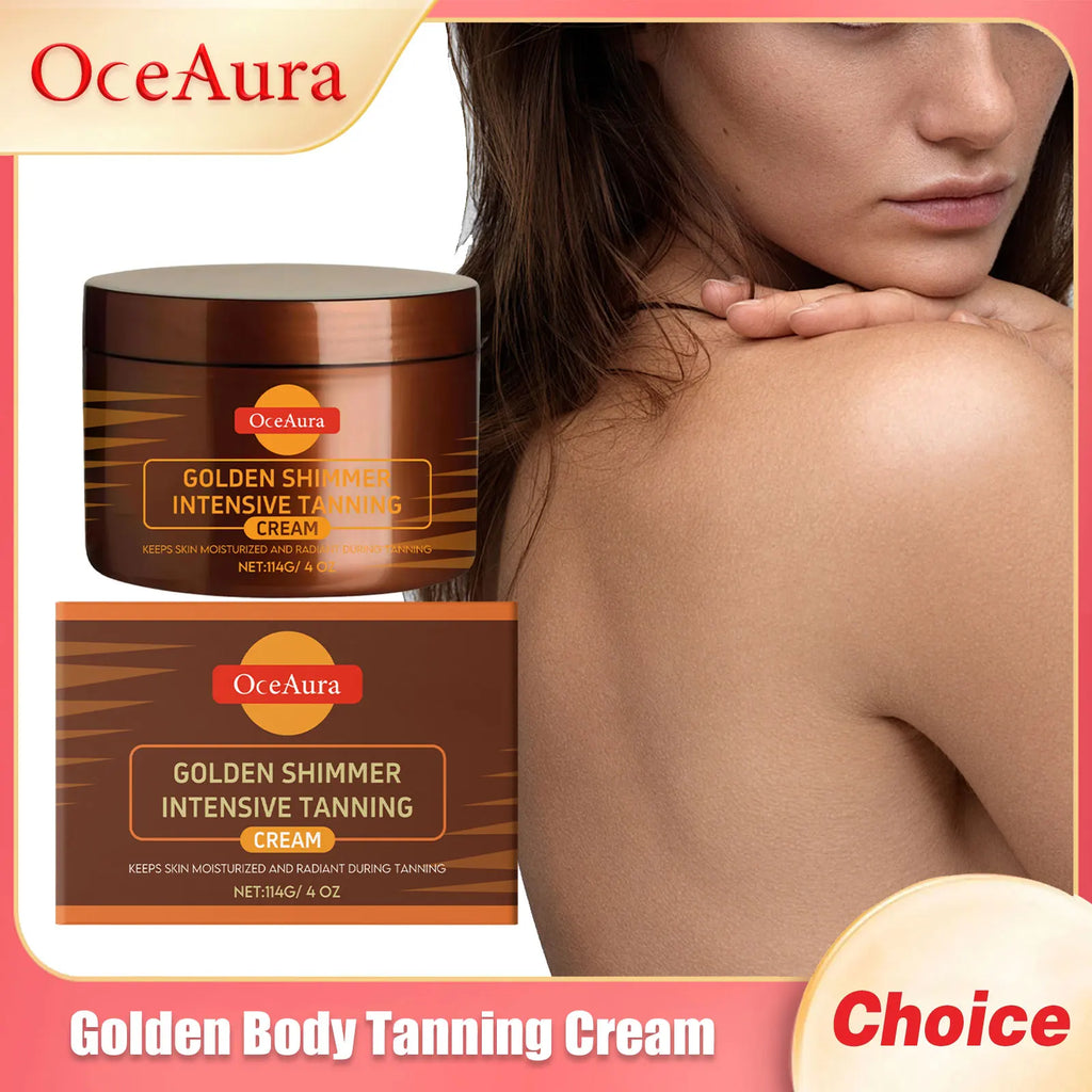 OceAura Golden Bronzing Tanning Lotion & Accelerator Cream 114g