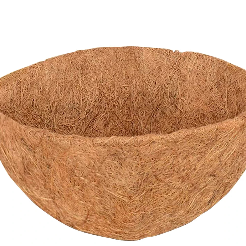 Natural Coconut Fiber Basket Liner – Cuttable 8–16 Inch Coir Hanging Basket Liner Oasis Select