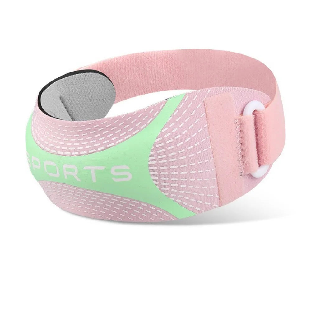Shock Absorption Patella Belt Breathable Thickened Knee Protection Strap Sweat-Wicking Knee Protection Sport Knee Wrap Running Oasis Select Pink
