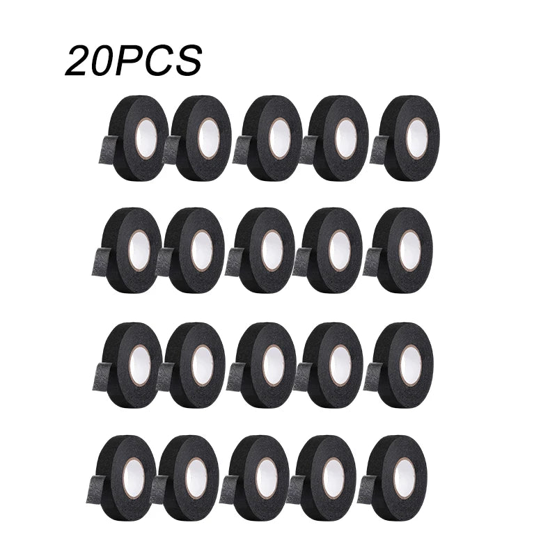 Electrical Insulating Tape Heat Resistant Harness Tape 9/15/50MM Car Cable Harness Wiring Loom Protection Waterproof Tape Oasis Select 20PCS 1 10M 9mm