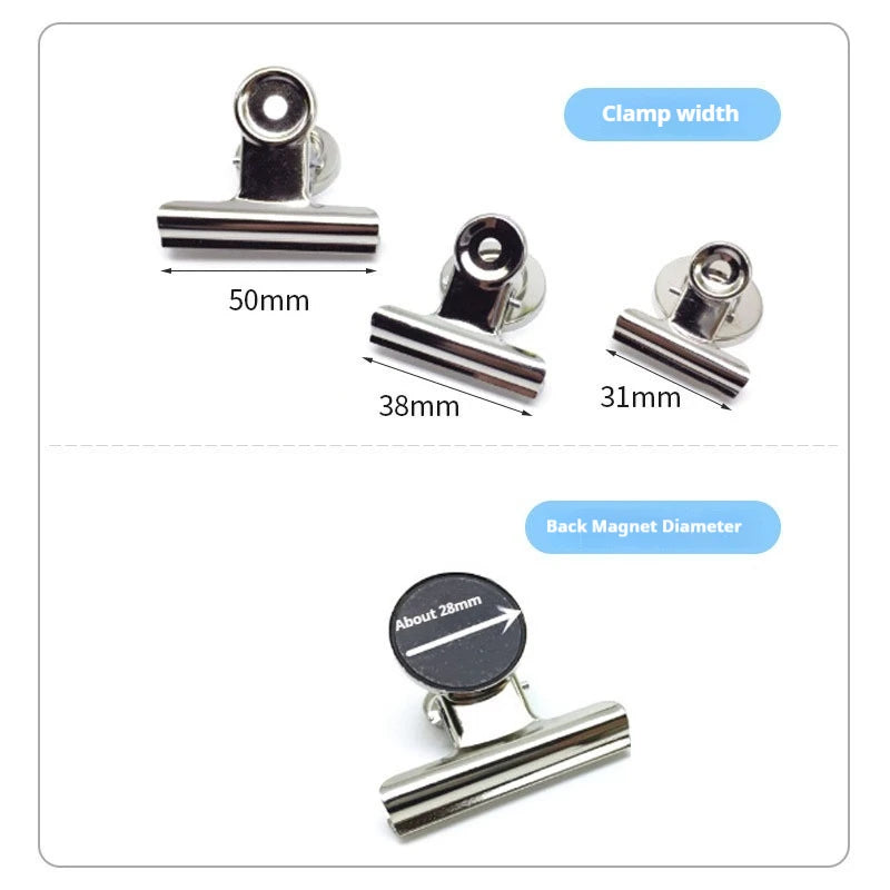 5pcs/10pcs Round Magnetic Clip Note Clip Metal Magnet Clip Hand Ledger Magnet Clip Magnet Stone Clip Magnetic Clip Oasis Select