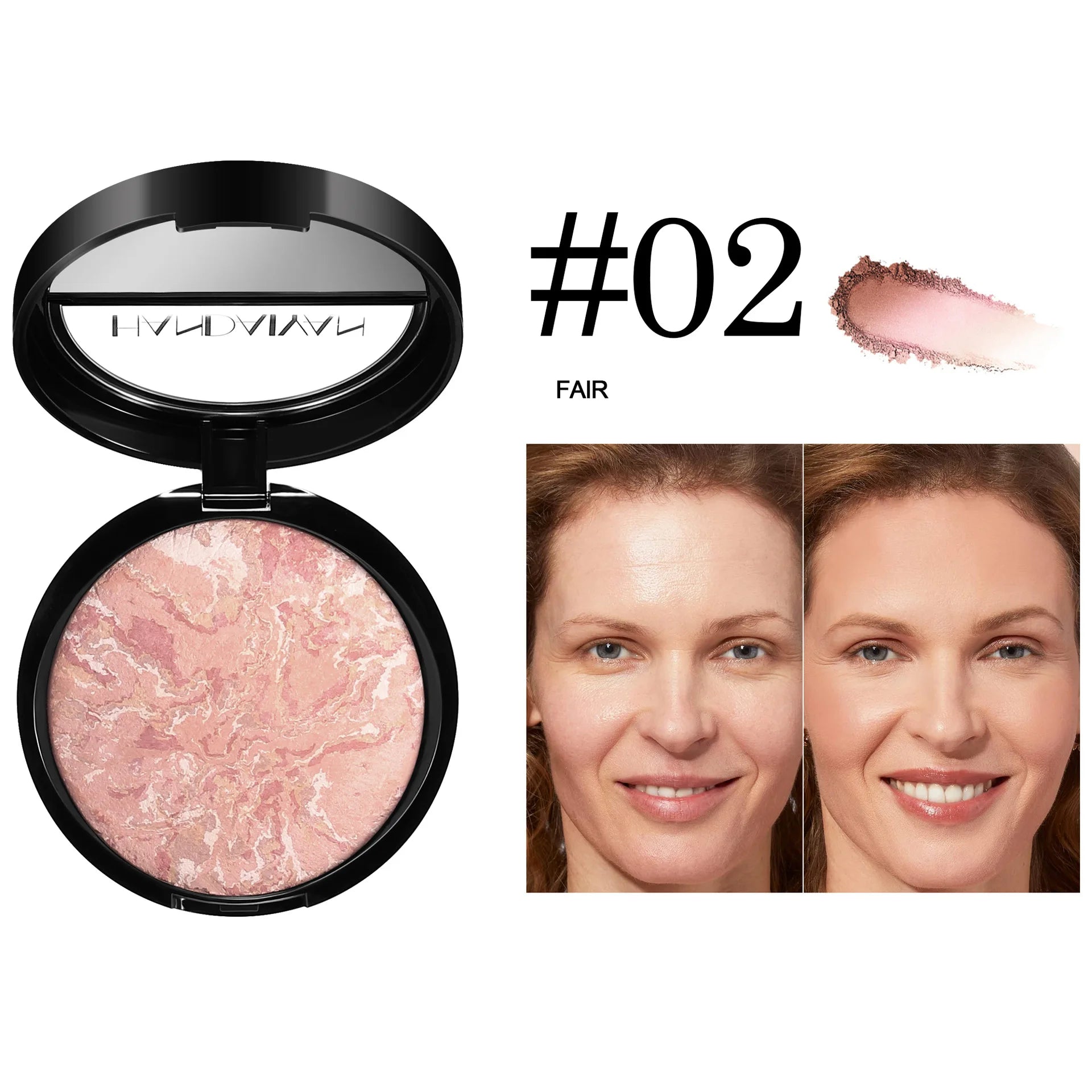 Handaiyan Baked Duo Matte Powder Foundation – 7 Shades