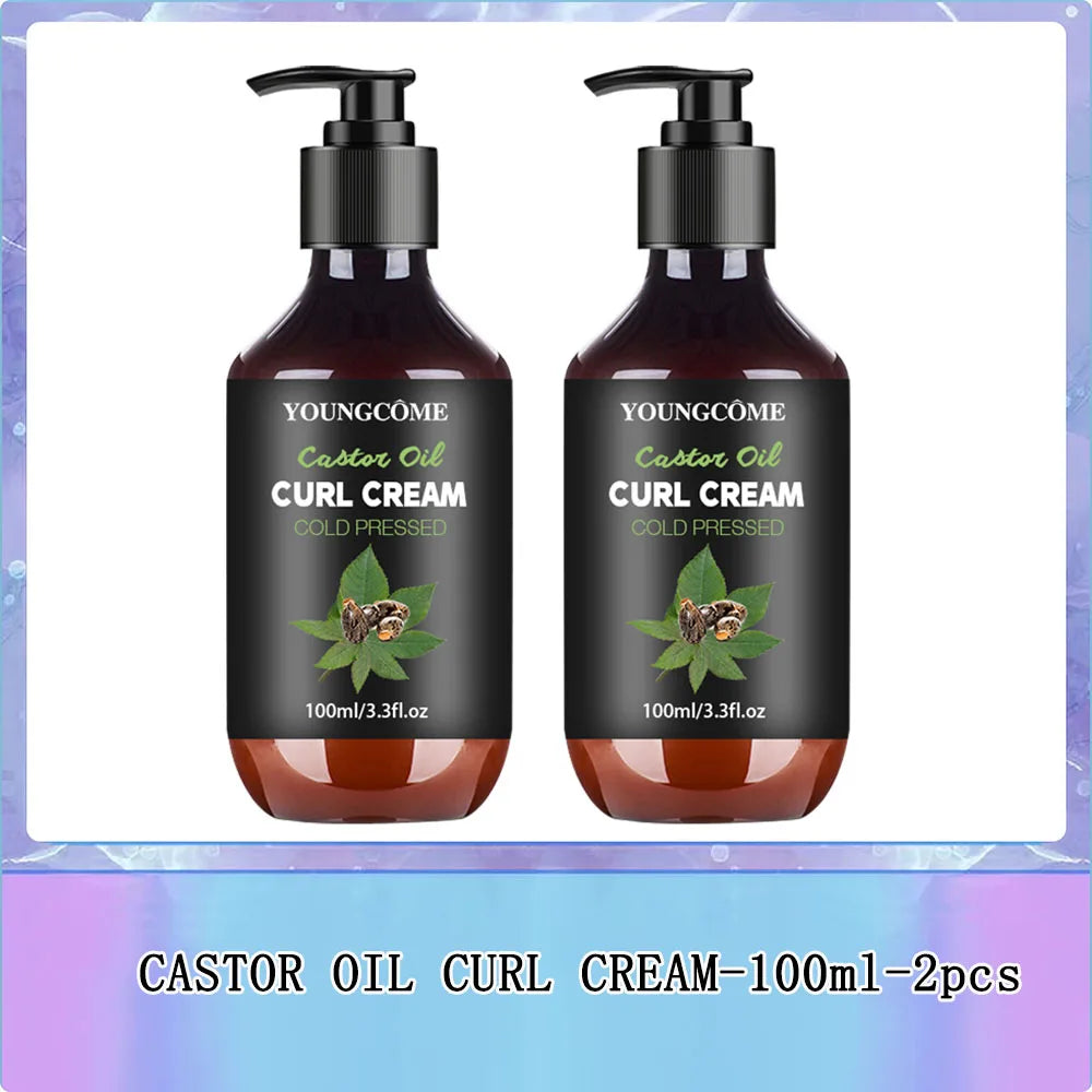 YOUNGCOME Black Castor Oil Curl Defining Cream 100ml