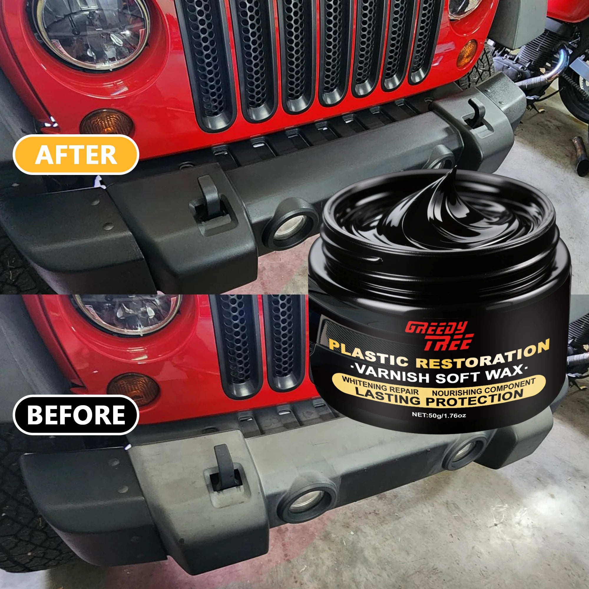 Plastic & Rubber Repair Paste – Scratch Restore & Gloss Finish