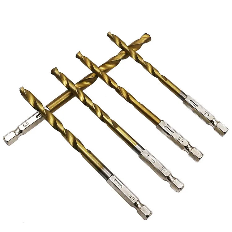 13-Piece HSS Twist Drill Bit Set 1.5–6.5mm | 1/4" Hex Shank Twist Drill Bit Set Oasis Select