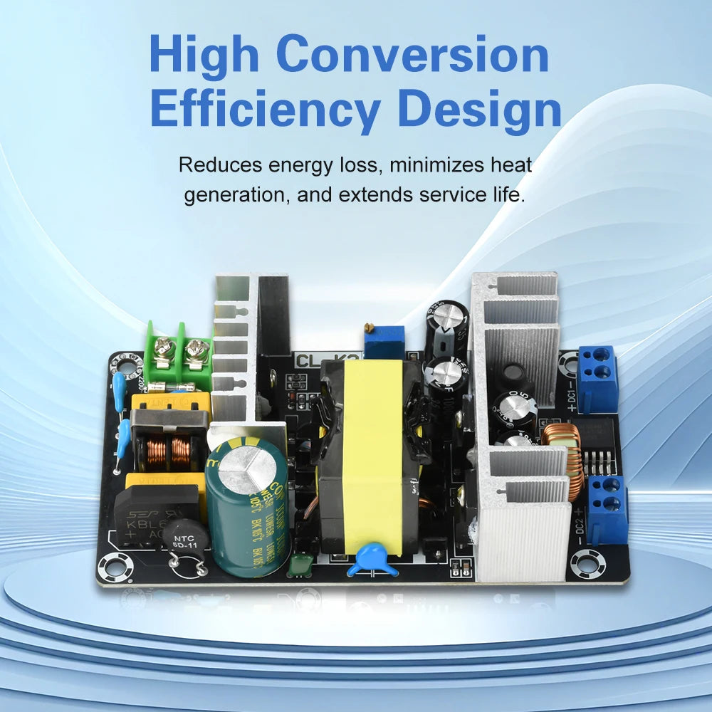 AC 100-240V/DC 141-339V to 18-33V/1.25-31V Switch Power Supply 180W Power Module Buck Converter Dual output Electronic Kit Oasis Select