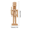 Paint Your Own Wooden Nutcracker Soldiers Wooden Unpainted Soldiers Wood Nutcracker Unfinished with Paint Kit for Kids Adults Oasis Select Section A