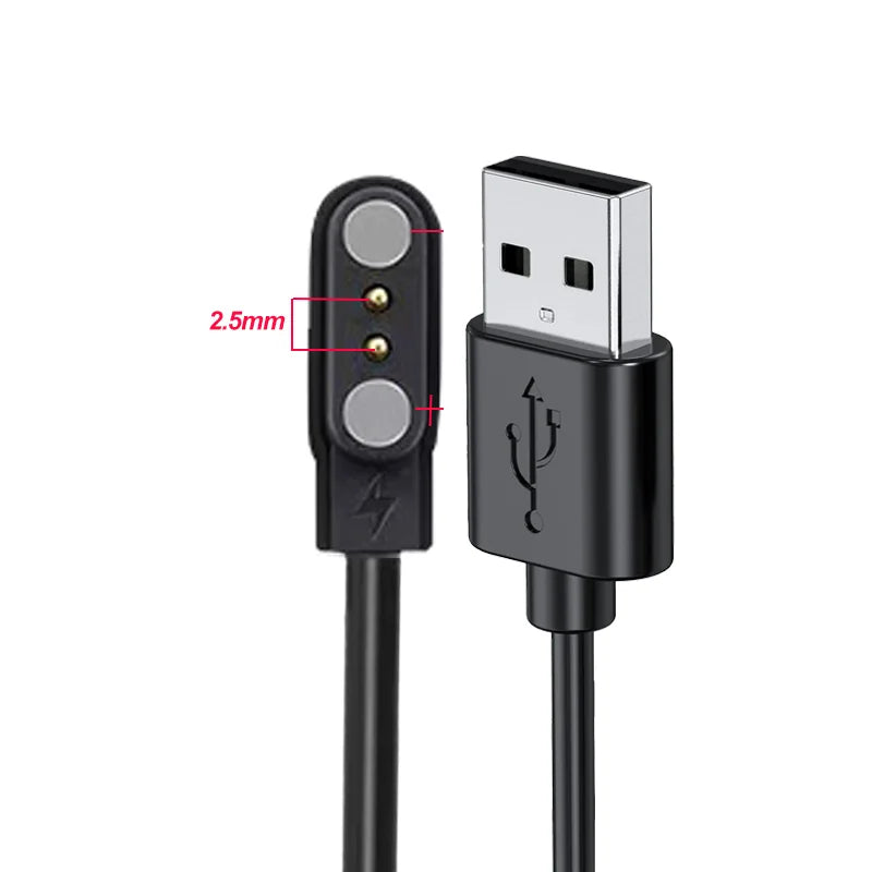 Universal Magnetic Smartwatch Charging Cable – 2 & 4 Pin USB Smartwatch Charging Cable Oasis Select I6-C