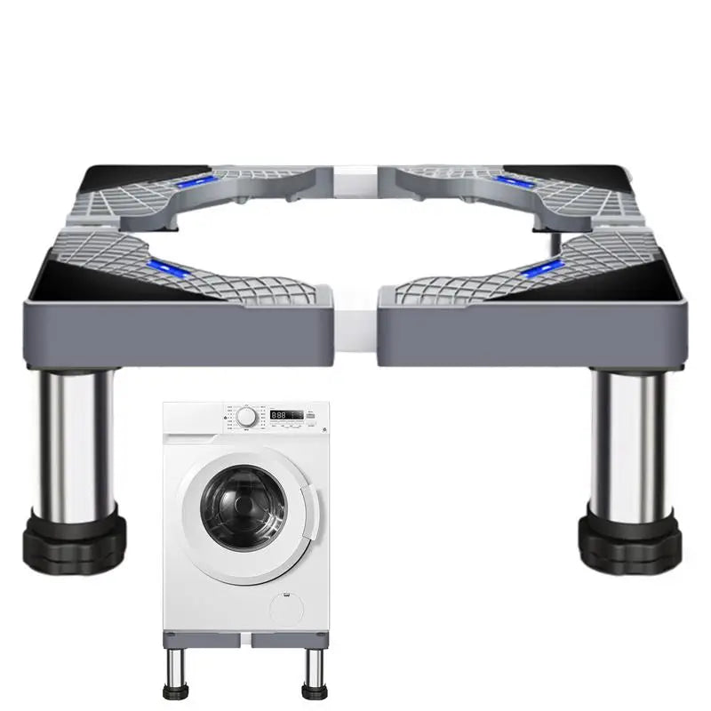 Heavy Duty Washer Stand Universal Stainless Steel Washer Dryer Stand Washing Machine Riser Heavy Duty Laundry Pedestal Oasis Select Default Title