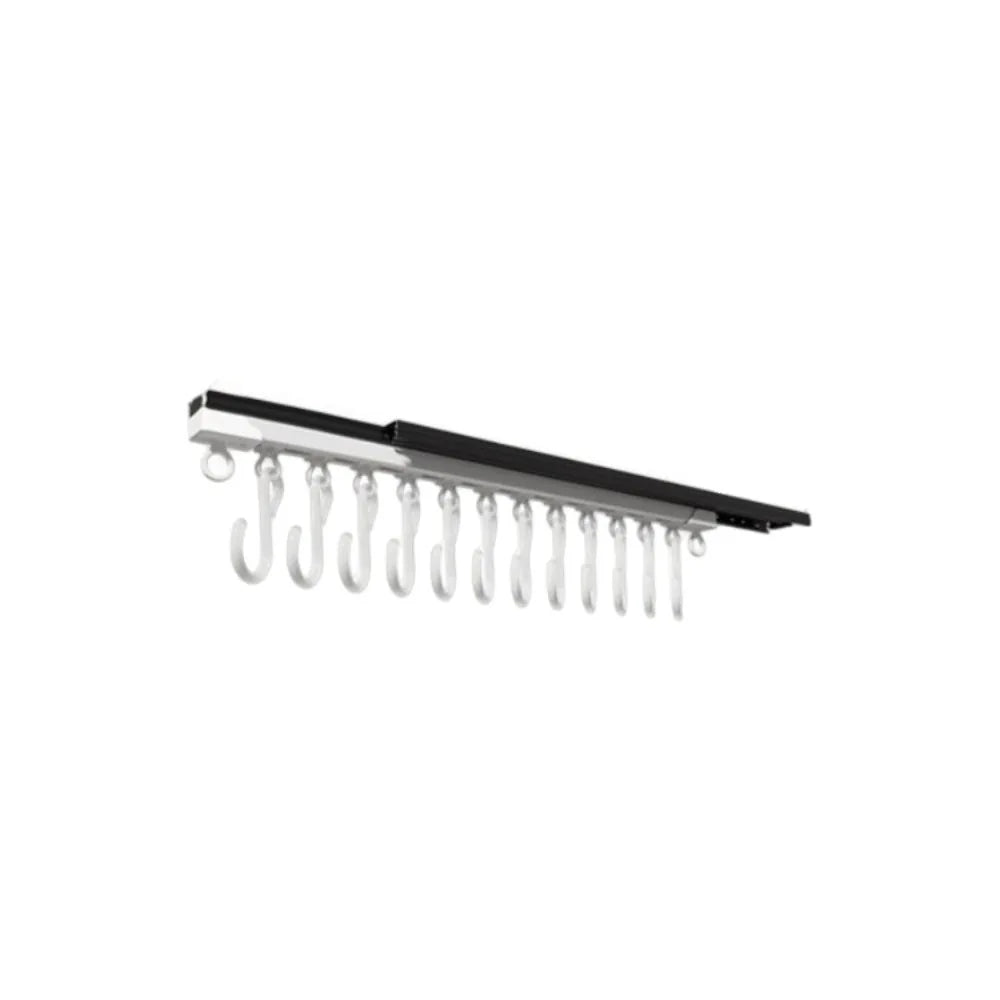 Sliding Rail S Hooks – No-Drill Wall Jewelry Organizer 30cm