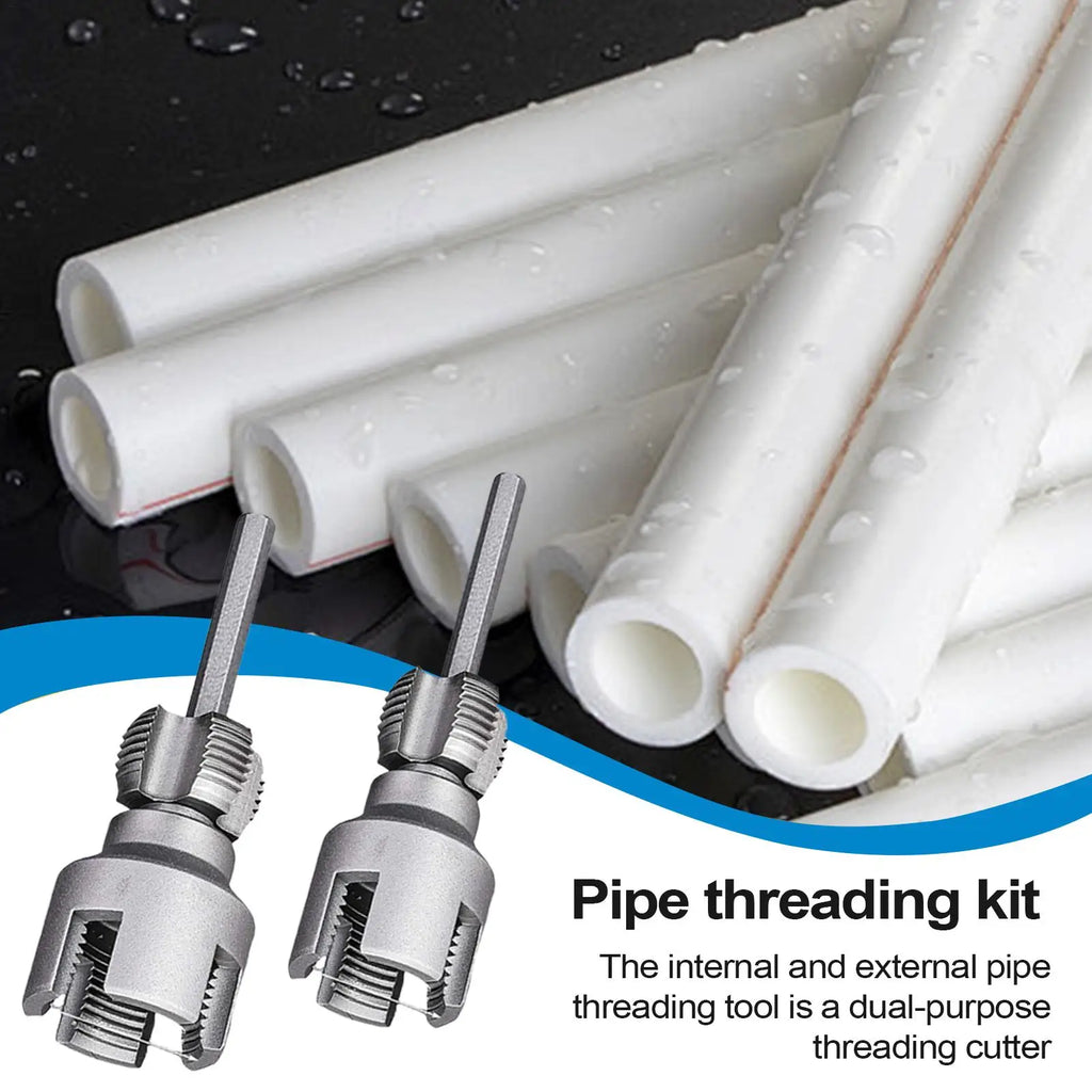 2PCS 20MM+25MM Water Pipe Threader Tapping Tool Ppr/pvc Internal Thread External Thread Integrated Die Water Pipe Opener Oasis Select