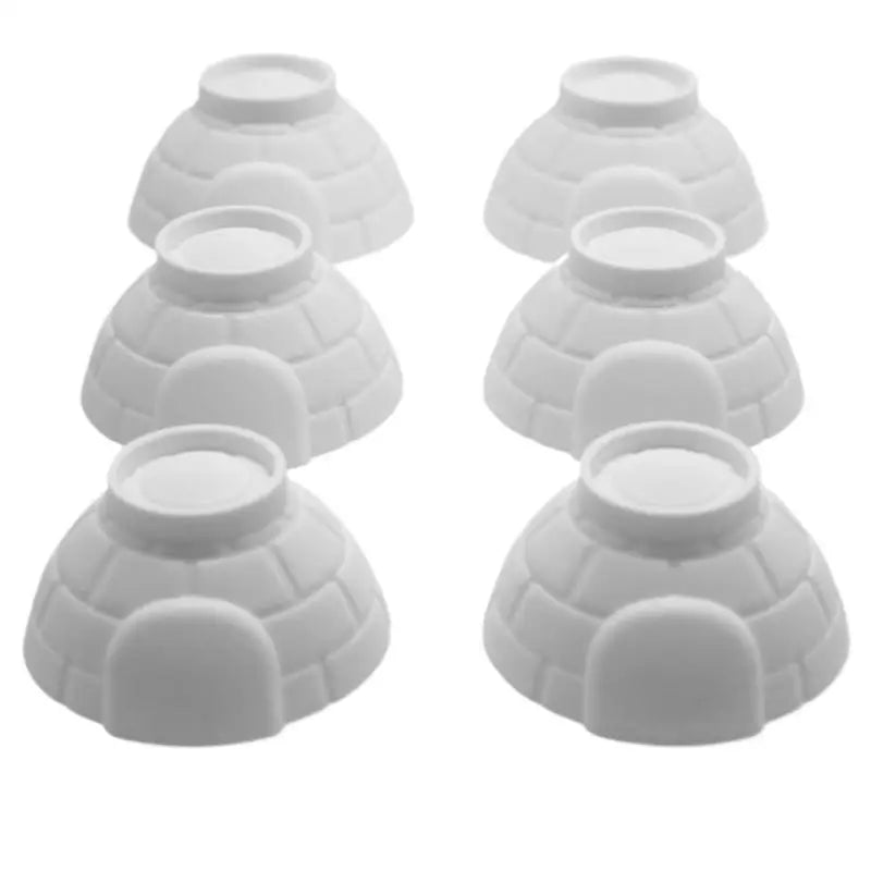 6-Cavity Igloo Silicone Cake Mold for Mousses Ice Cream Kitchen Pastry Making Tool Accessory Oasis Select