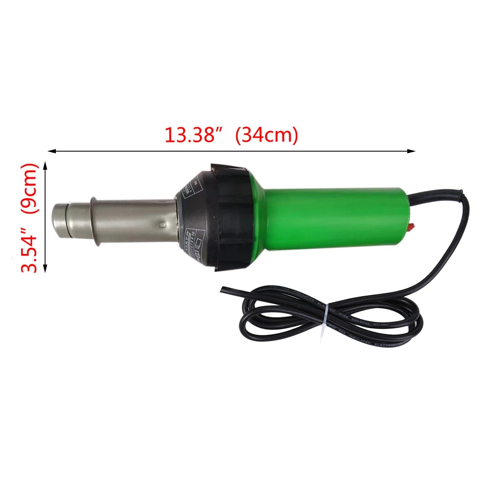 1600W Hot Air Welding Machine Kit Plastics Heat Welders Tools Set with Welding Speed Nozzle Roller Rod Hot Air Welding Machine Oasis Select