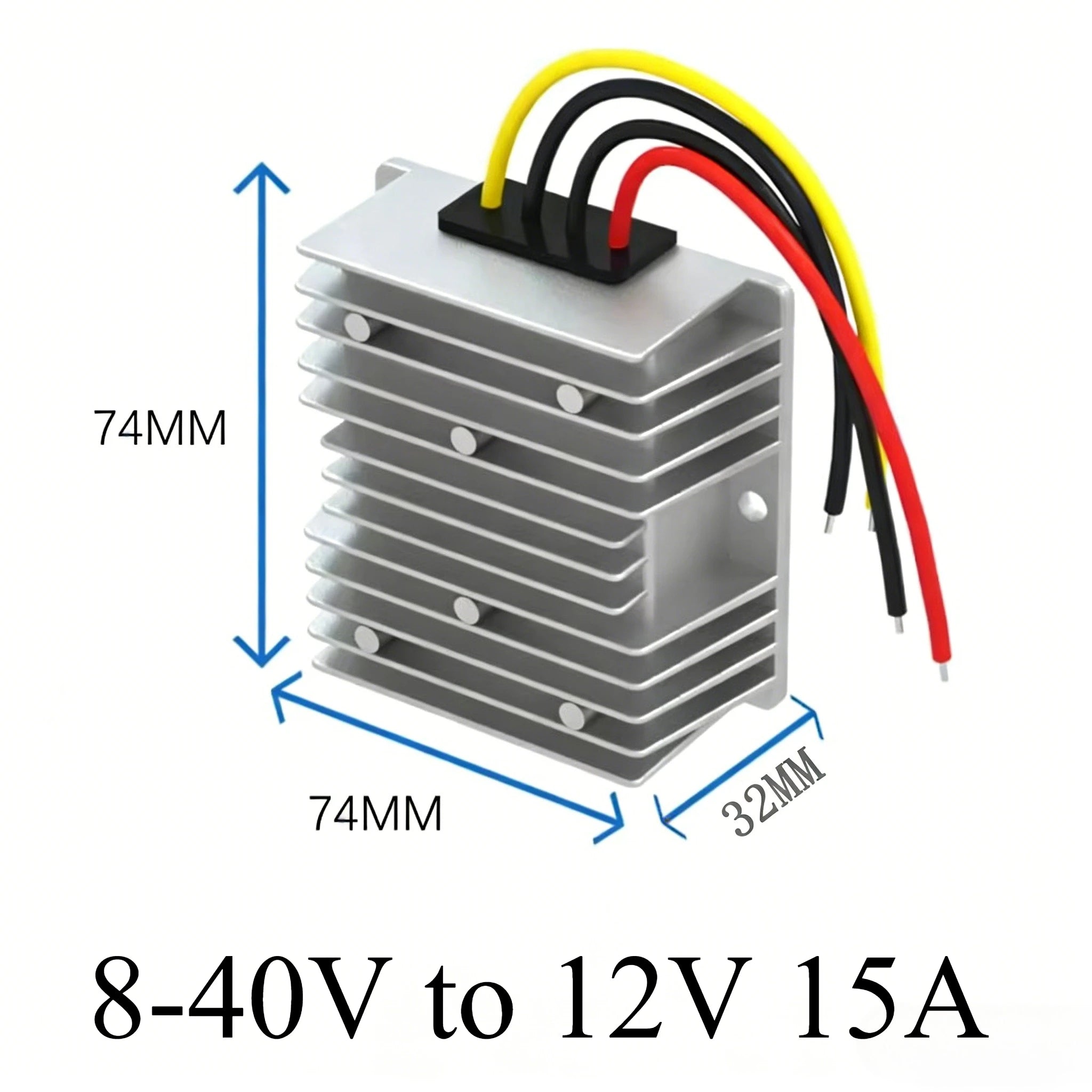 8-40V 12V 24V 36V to 13.8V 12V 30A-1A Voltage Stabilizer Regulator Automatic Buck Step-down Power Module DC Boost Converter Oasis Select 8-40V to 12V 15A