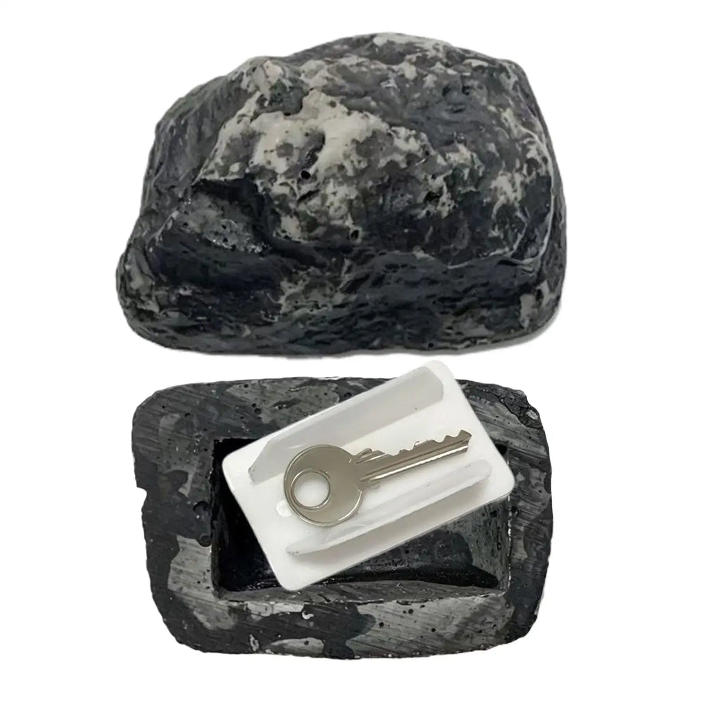 Key Rock Outdoor Spare Garden Key Box Rock Hidden Hide In Stone Security Safe Storage Hiding Containers Hidden Key Holder Box Oasis Select