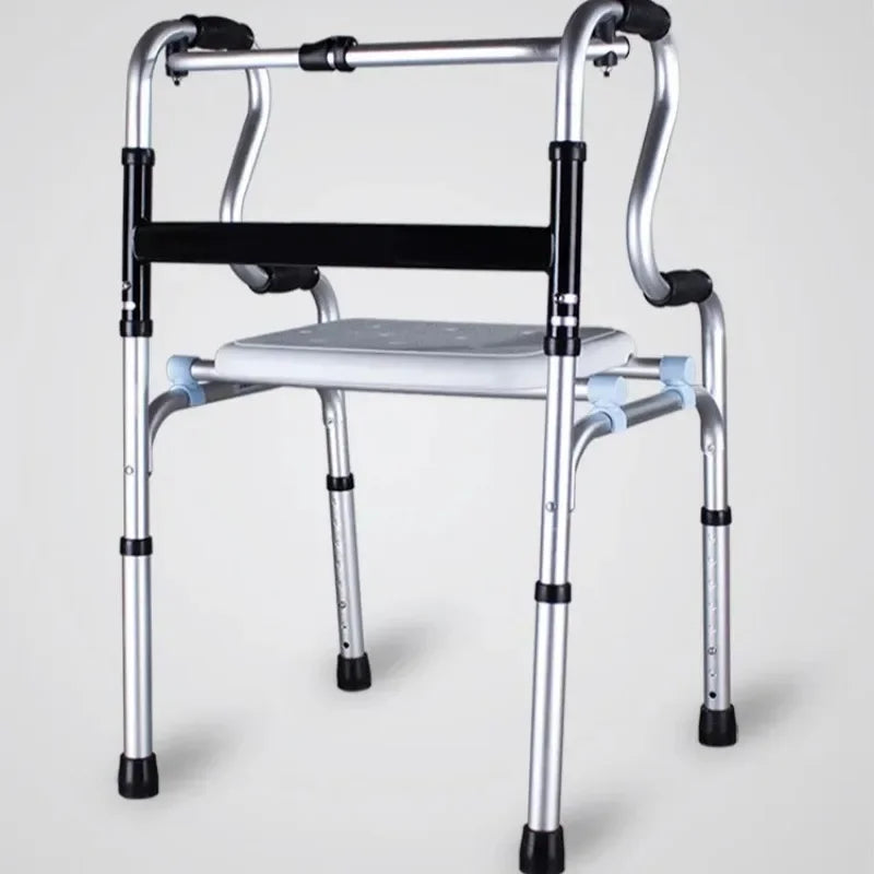 Multi-functional Solid walker for the elderly walking aluminum alloy four-legged crutches walking aids elderly walker Oasis Select