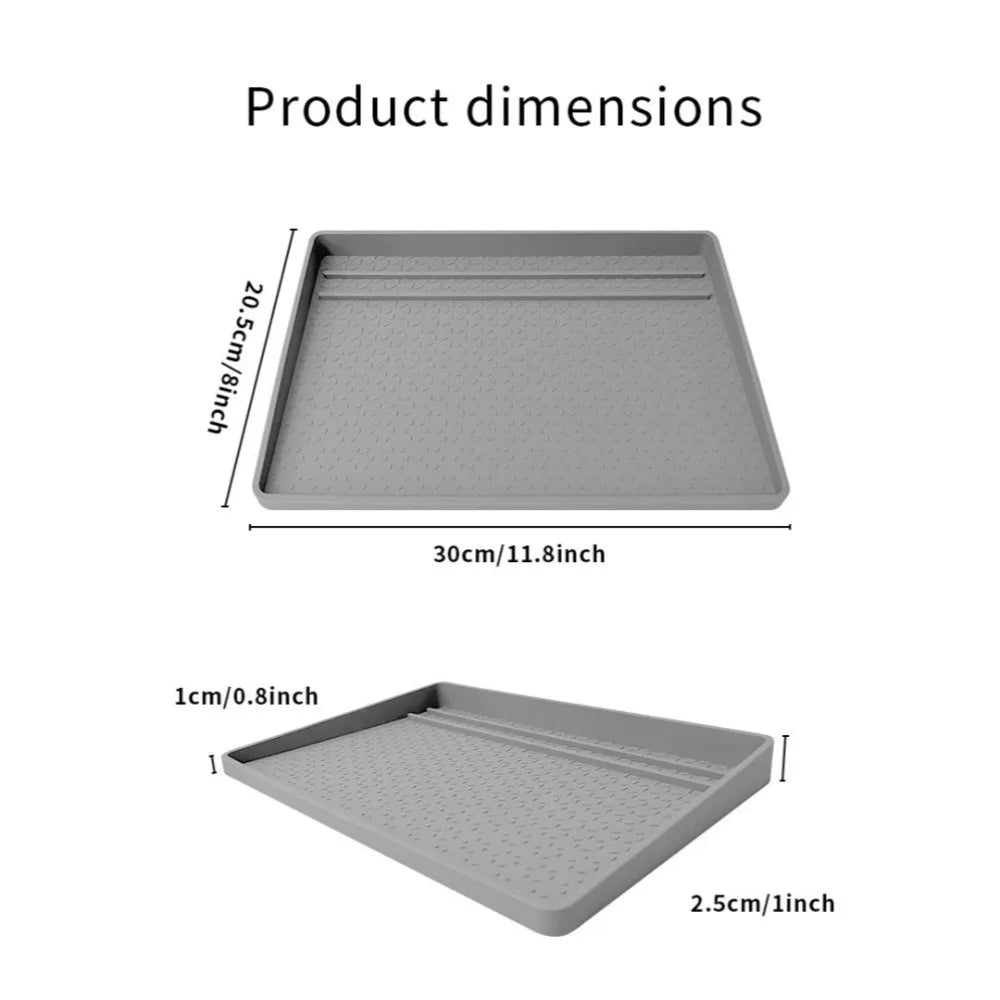Silicone Counter Mat – Heat-Resistant Non-Slip Bar & Kitchen Tray