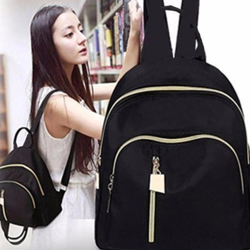 Waterproof Nylon Mini Backpack for Women | Lightweight Daypack