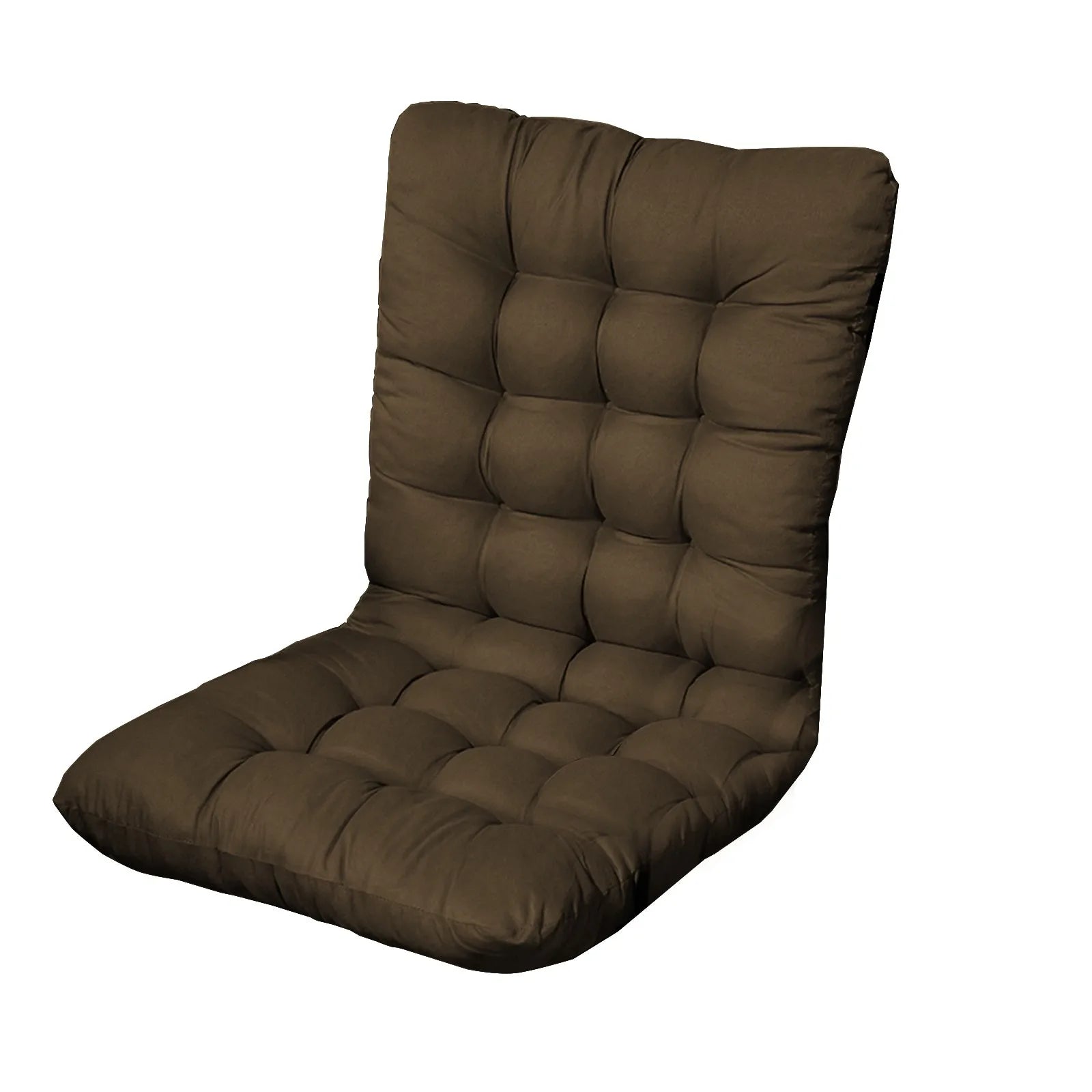 Winter Desk Chair Cushion with Back Support Thickened Good Elasticity And Softness Keep Warm Office Chair Seat Cushion Rocking Oasis Select Brown