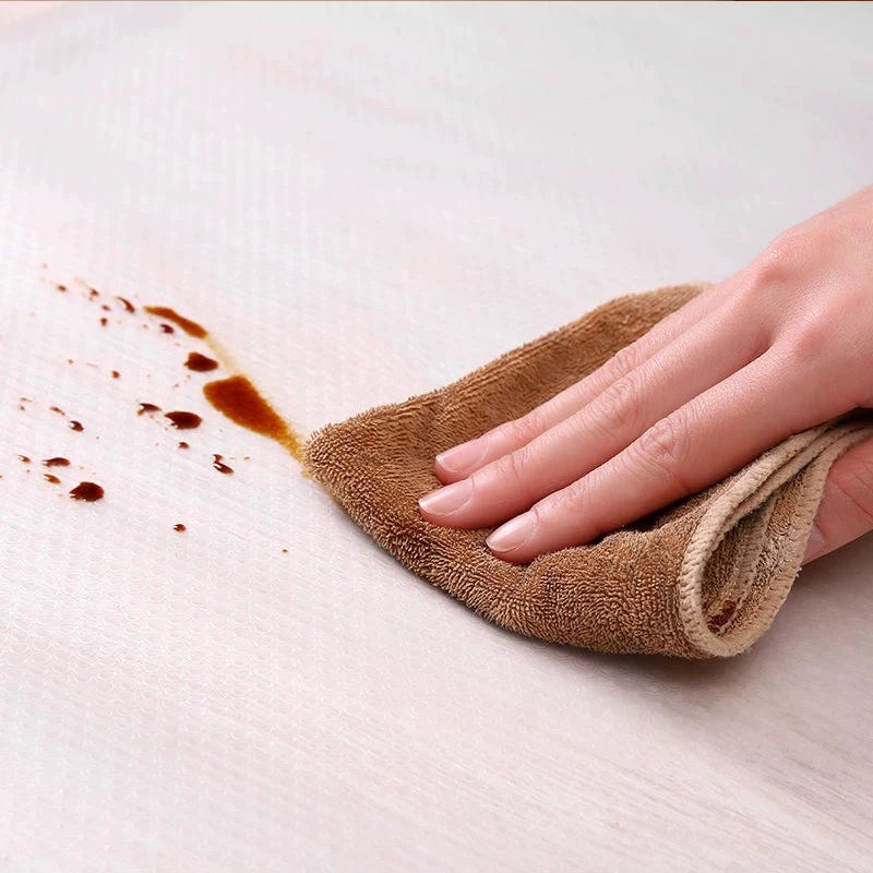 5m Reusable Drawer Liner Washable Dustproof Non-slip Mat Kitchen Cabinet Mat Refrigerator Non-slip Liner Shelf Paper Oasis Select
