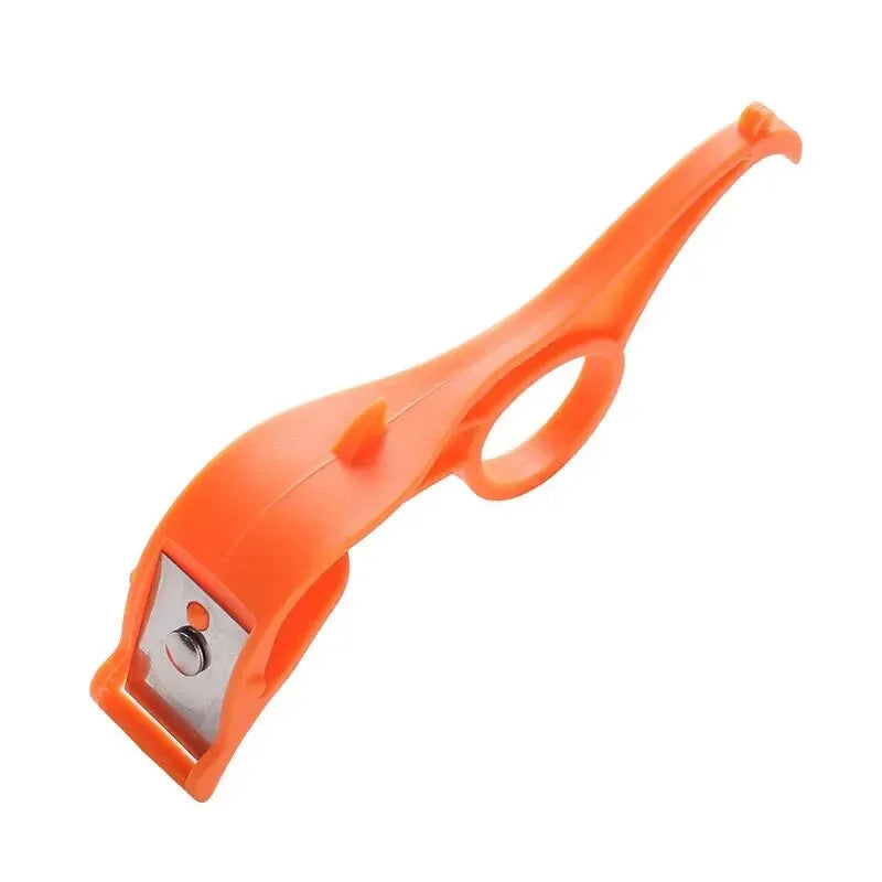 Fruit Apple Kiwi Peeler Orange Cutter Vegetable Stainless Steel Peelers Portable Manual Peeling Potatoes Peeler Kitchen Tools Oasis Select orange-1pc
