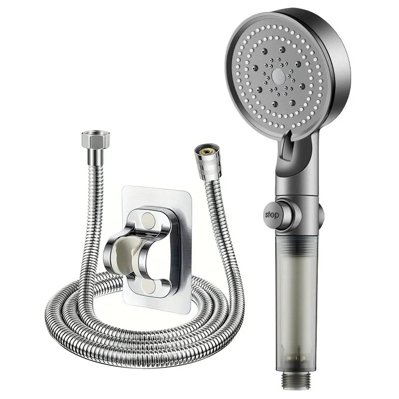 5-Mode High-Pressure Handheld Shower Head with PP Cotton Filter
