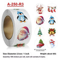 500pcs Merry Christmas Gift Stickers Santa Round Seal Labels Sticker For Gift Baking Package Envelope Stationery Decor Oasis Select A1