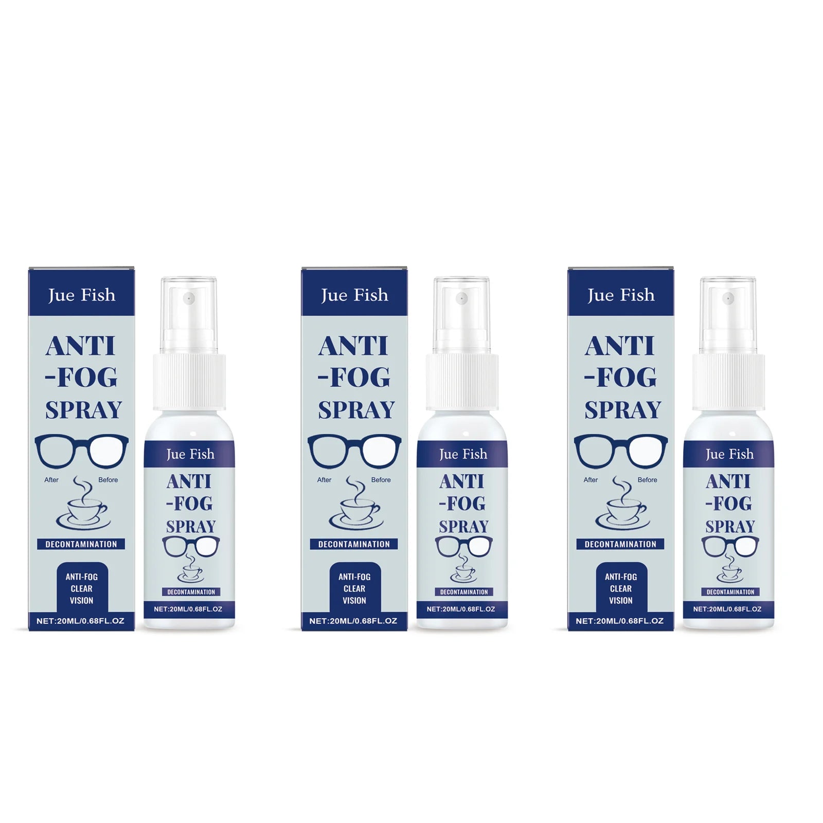 Eyeglass Cleaning Fluid Anti Fog Glasses Cleaning Lenses Remove Scratches Fingerprint Clear Vision Waterproof Portable Defogger Oasis Select 60ml boxed