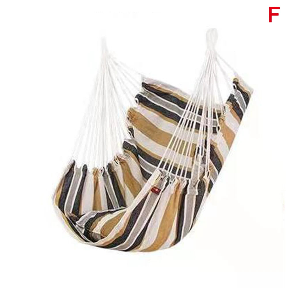Outdoor Indoor Camping Rope Bed Home Garden Hanging Chair Fabric 120KG Hanging Hammock Hammock Chair Hammock Swings Swing Seat Oasis Select F