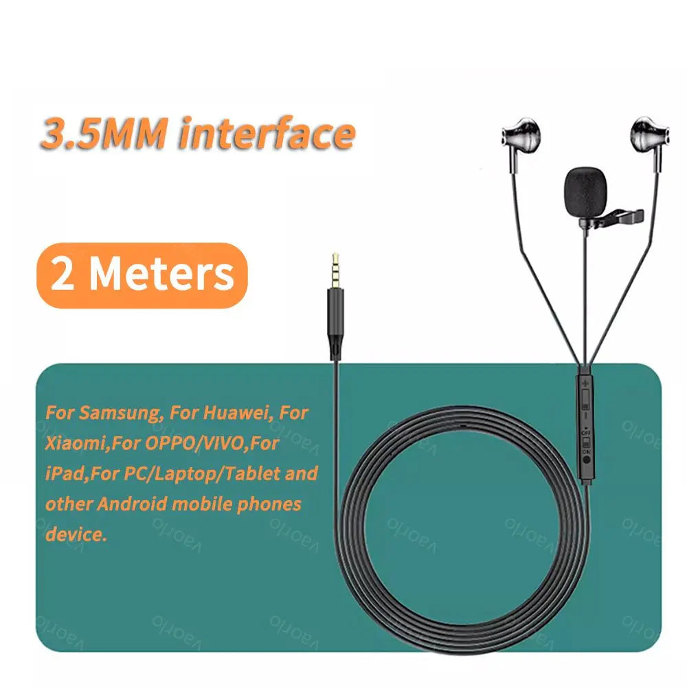 Digital Chip Wired Earphone 3.5mm AUX/Type C 9D HiFi Surround HD MIC In-Ear Karaoke Headsets For Samsung Huawei Xiaomi iPad PC Oasis Select Black-3.5mm