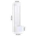 Disposable Paper Cups Dispenser Plastic Cup Holder For Water Dispenser Wall Mounted Automatic Cup Storage Rack Cups Container Oasis Select White 2