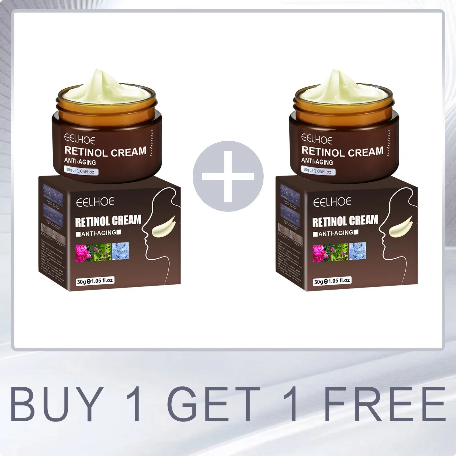 EELHOE Retinol & Hyaluronic Acid Face Cream – Firm & Brighten Retinol Face Cream Oasis Select Buy 1 for 1 Free