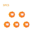 Pet Hair Remover for Washing Machine Reusable Cats Dogs Fur Sticker Hair Brush Lint Dust Collector Dryer Cleaning Laundry Tools Oasis Select Orange-5PCS