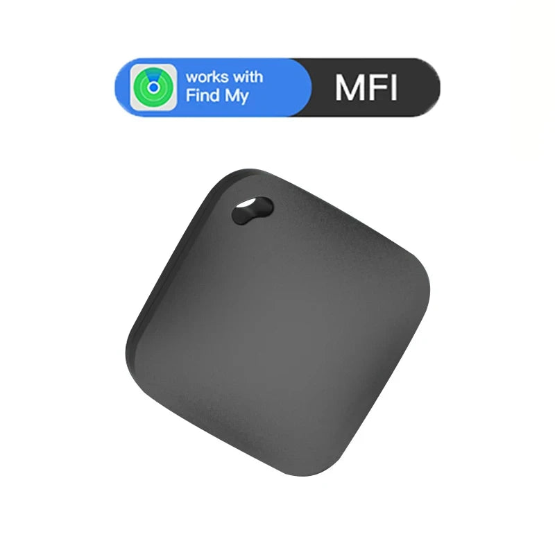 Smart GPS Tracker Works With Apple Find My APP iTag Pet Kids Luggage Key Tracking Global Accurate Positioning Bluetooth Finders Oasis Select Black