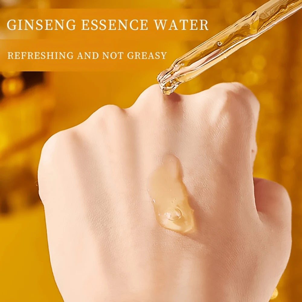 HISENRAIN Ginseng Collagen Anti-Aging Serum - Wrinkle Reduction, Skin Firming & Moisturizing, Natural Rejuvenating Face Essence. Oasis Select