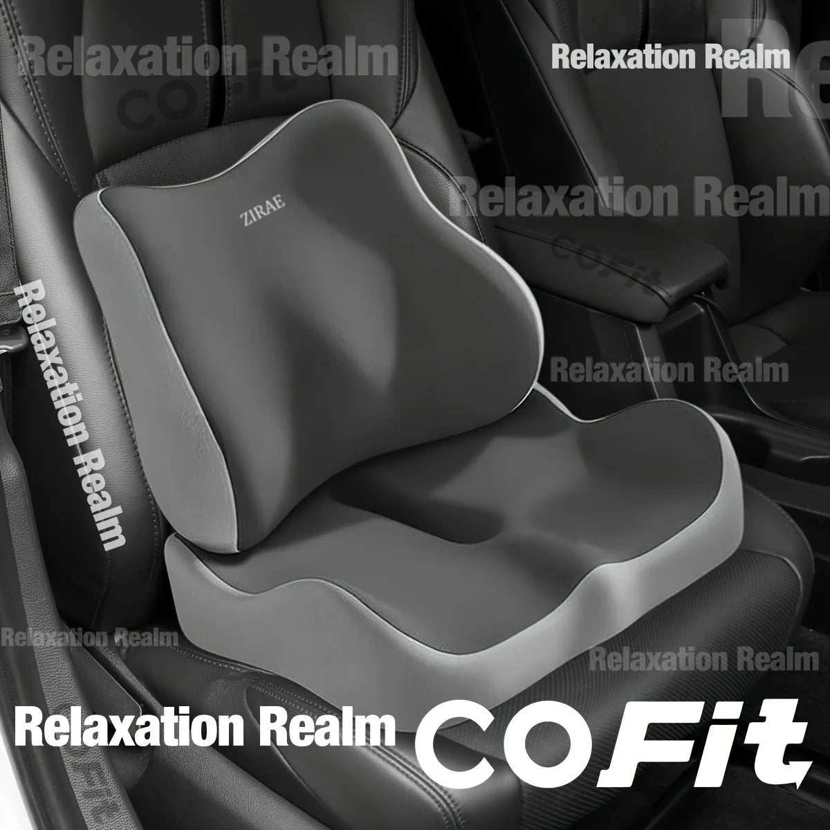 Memory Foam Car Seat Cushion Lumbar Support Pillow Soft Elastic Office Chair Pad Seat Cushion Suit for Desk Office Use Oasis Select