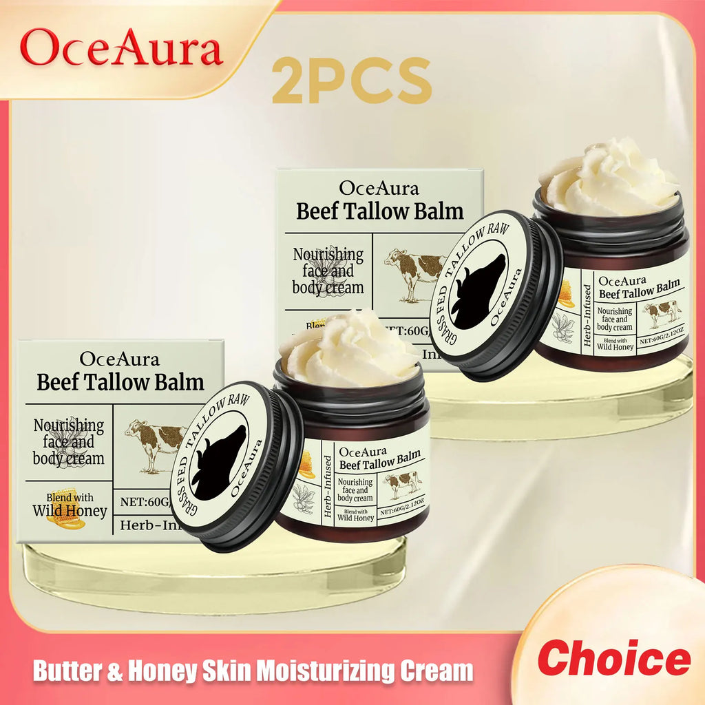 OceAura Butter Skin Moisturizing Cream Strengthen Firming Improving Elasticity Fades Fine Lines Honey Facial Nourishing Creams Oasis Select