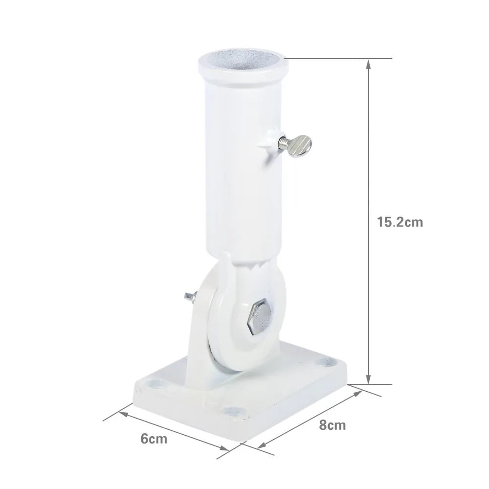 Heavy Duty Stainless Steel Wall-Mounted Flag Bracket Holder