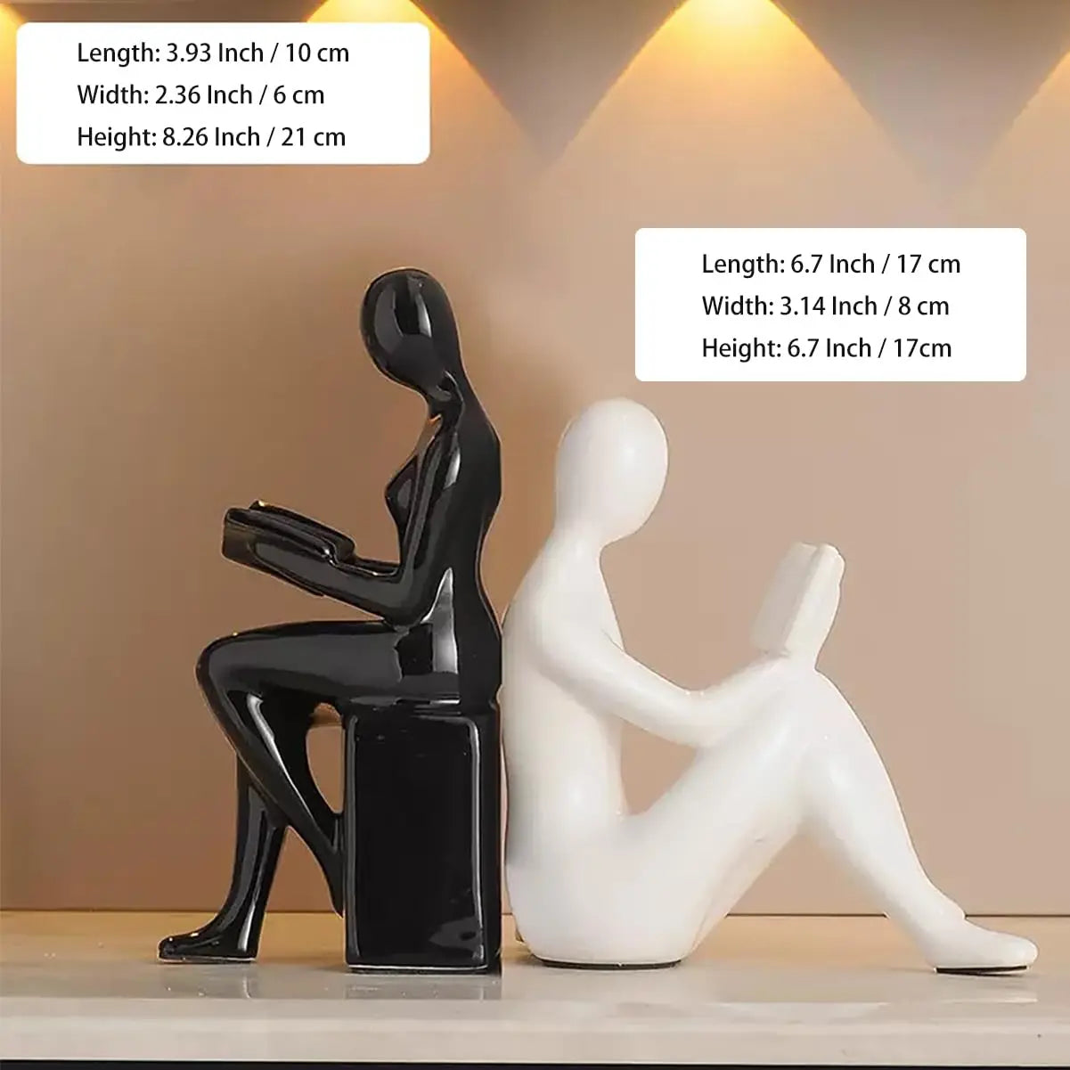 Light Luxury Ornaments High-end Modern Bookends Character Ornaments Home Furnishings Offices Study Decorations Oasis Select