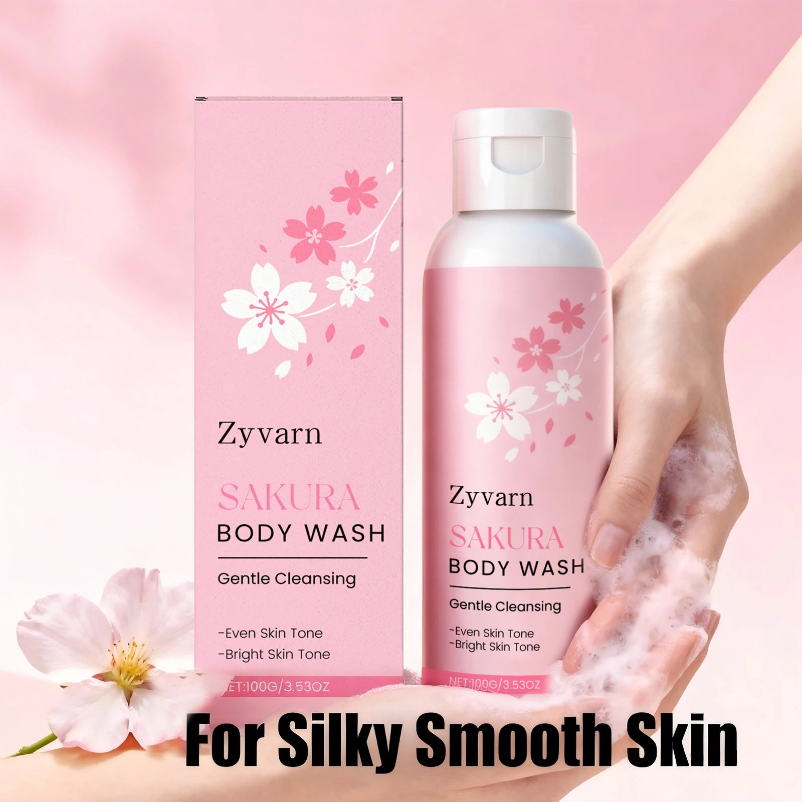 Sakura Body Wash – Moisturizing, Deep Cleansing & Fragrance