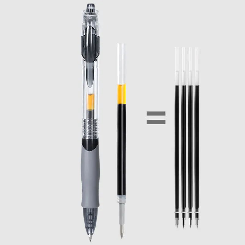 6/13pcs Retractable Gel Pens Set Black/Red/Blue Ink Ballpoint for Writing Refills Office Accessories School Supplies Stationer Oasis Select
